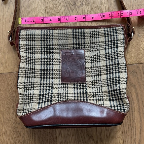 5/a Baker Elizabeth Bag - EUC - Brown Leather & Plaid - Picture 14 of 14